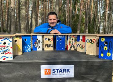 Stark ja Suomen olympiajoukkue rakennuttivat lintujen kisakyl&auml;n Lahteen