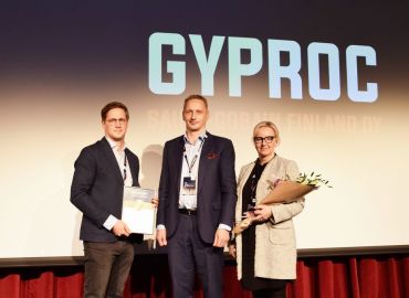 STARK valitsi Gyprocin vuoden yhteisty&ouml;kumppaniksi
