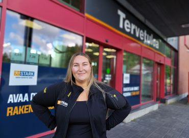 Moi Eveliina! Millainen on urapolkusi Starkilla ja mit&auml; tykk&auml;&auml;t ty&ouml;st&auml;si?